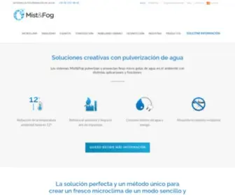 Pulverizaciondeagua.es(Sistemas de pulverización de agua) Screenshot