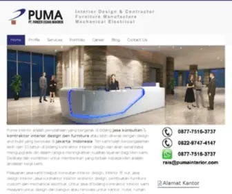 Pumainterior.com(Perusahaan Jasa Konsultan & Kontraktor Interior Exterior di Jakarta) Screenshot