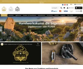 Pumaknives.de(Jagdmesser, Outdoormesser, Jagdtaschenmesser, Taschenmesser, Fahrtenmesser, Schliessmesser, Schneidwaren) Screenshot