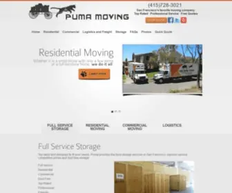 Pumamoving.com(Puma Moving Company) Screenshot