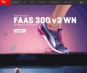 Pumarunning.com(PUMA Running) Screenshot