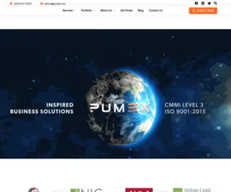 Pumex.com(Pumex) Screenshot
