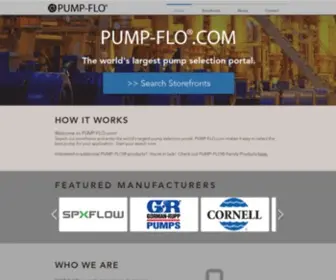 Pump-FLO.com(Pump FLO) Screenshot