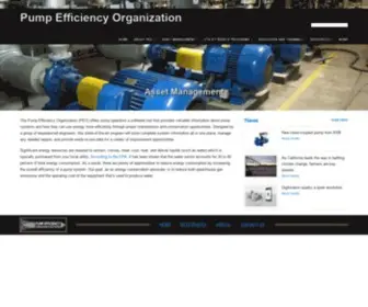 Pumpefficiencyorganization.com(Pump Efficiency Organization) Screenshot