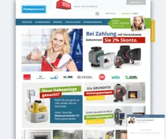 Pumpenscout.de(Pumpen günstig kaufen) Screenshot