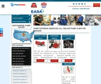 Pumpexpressservices.com(Pump Service NJ) Screenshot