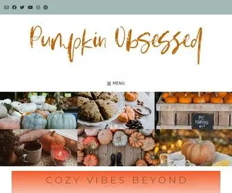 Pumpkin-Obsessed.com(Pumpkin Obsessed) Screenshot