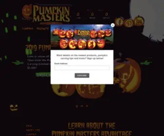 Pumpkinmasters.com(Pumpkin Carving Patterns) Screenshot