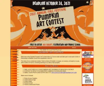 Pumpkinpaintup.com(Painted Pumpkin Art Contest) Screenshot