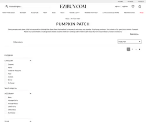 Pumpkinpatch.co.uk(Pumpkin Patch United Kingdom) Screenshot