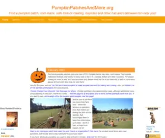 Pumpkinpatchesandmore.org(This website) Screenshot
