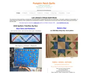 Pumpkinpatchquilts.com(Pumpkin Patch Quilts) Screenshot