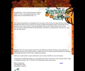 Pumpkinville.net(Pumpkinville) Screenshot