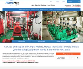 Pumpmannyc.com(A PumpMan Company) Screenshot