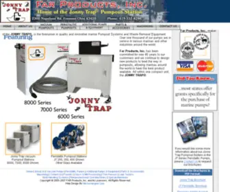 Pumpoutsys.com(Jonny Trap Pumpouts and Peristaltic Pumps) Screenshot