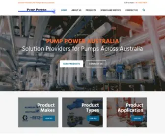 Pumppower.com.au(Pump Power Australia) Screenshot