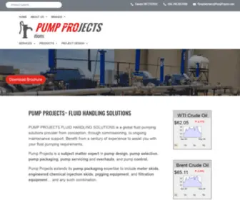 Pumpprojects.com(Pump Projects Inc) Screenshot