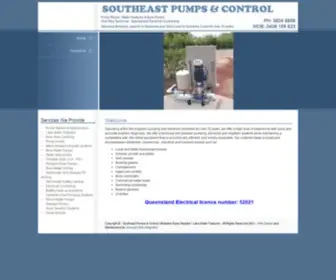 Pumprepairsbrisbane.com.au(Southeast Pumps & Control) Screenshot