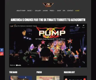 Pumprocks.net(Pump NY Metro Area Aerosmith Tribute) Screenshot