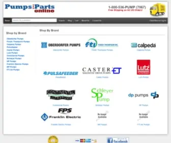 Pumpsandpartsonline.com(Pumps & Parts Online) Screenshot