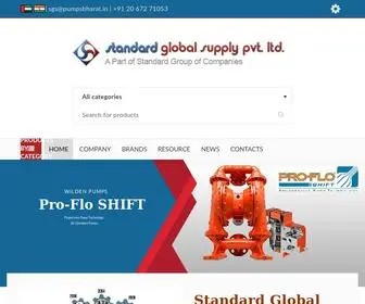 Pumpsbharat.com(Standard Global Supply Pvt Ltd) Screenshot