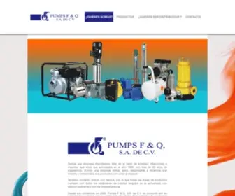 Pumpsfq.com(PUMPS F&Q S.A) Screenshot