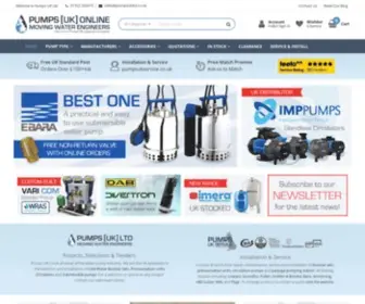 Pumpsukltd.com(Pumps UK LTD) Screenshot