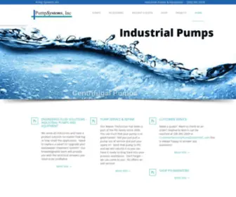 Pumpsystemsnc.com(Industrial Pumps & Equipment) Screenshot