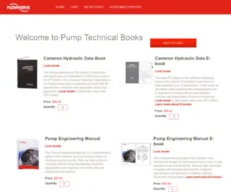Pumptechnicalbooks.com(Pump Technical Books) Screenshot