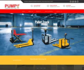 Pumpup.com.my(Material Handling Equipment Malaysia) Screenshot