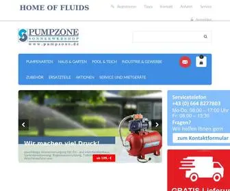Pumpzone.de(Pumpen für Haus und Garten) Screenshot