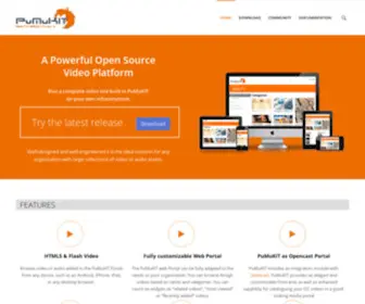 Pumukit.org(PuMuKIT Project Home) Screenshot