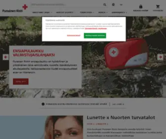 Punaisenristinkauppa.fi(Tervetuloa Punaisen Ristin kauppaan) Screenshot