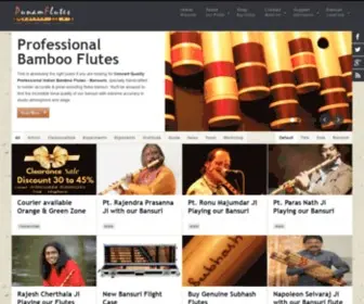 Punamflutes.com(Punam Flutes) Screenshot