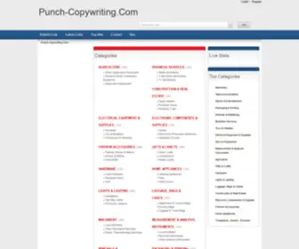 Punch-Copywriting.com(Punch Copywriting) Screenshot