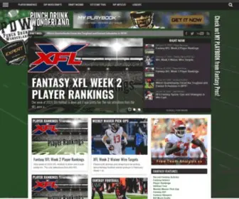 Punchdrunkwonderland.com(Fantasy Football Rankings & Analysis) Screenshot
