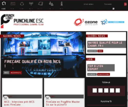 Punchline-ESC.fr(Electronic Sport Club) Screenshot