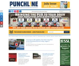 Punchline-Gloucester.com(Gloucestershire Business News) Screenshot