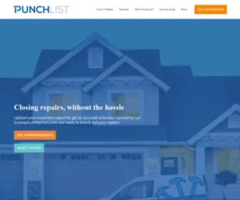 Punchlistusa.com(The One) Screenshot