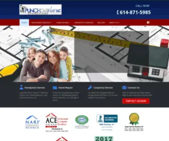 Punchoutplus.com(We offer reliable home repair and handyman services) Screenshot