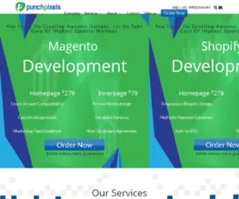 Punchpixels.com(PSD To HTML) Screenshot