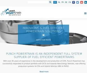 Punchpowertrain.com(Punch Powertrain) Screenshot