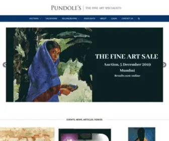 Pundoles.com(Fine Art Specialists) Screenshot