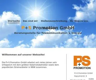 Punds-Promotion.de(Vertriebsagentur) Screenshot