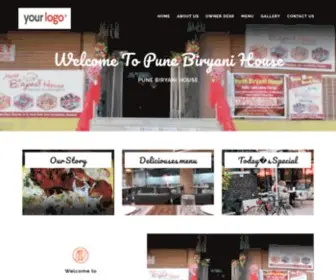 Punebiryanihouse.in(Pune Biryani House Official Website) Screenshot