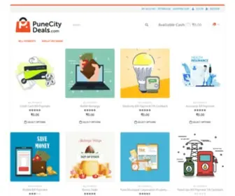 Punecitydeals.com(Pune City Deals) Screenshot