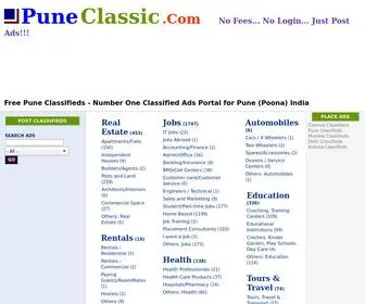 Puneclassic.com(Pune Classic Pune classifieds) Screenshot