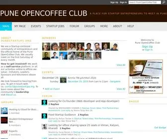 Punestartups.org(Pune OpenCoffee Club) Screenshot