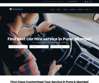 Punetours.com(Top Car Rental Company in Pune) Screenshot