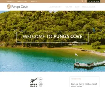 Pungacove.co.nz(Punga Cove Accommodation and Dining) Screenshot